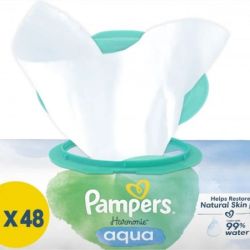 Pampers Lingt Aqua 0 Paq48