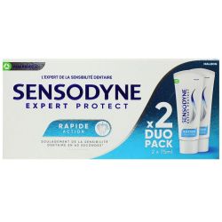Expert Protect dentifrice Rapide Action 2x75ml