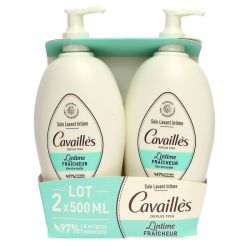 L'Intime fraîcheur soin lavant naturel 2x500ml